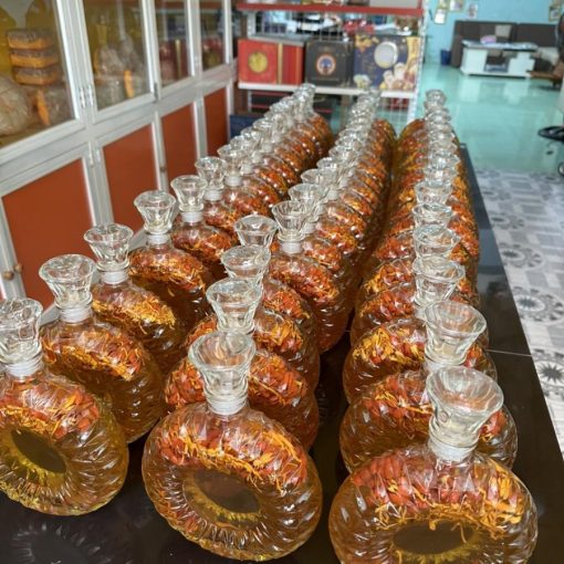 Rượu Yến 500ml đông trùng. - Hình ảnh 3