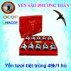 Yến tươi chưng triệt trùng.